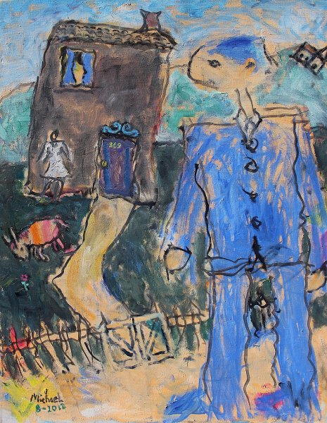 Michael Sarjeant - The blue ghost outside